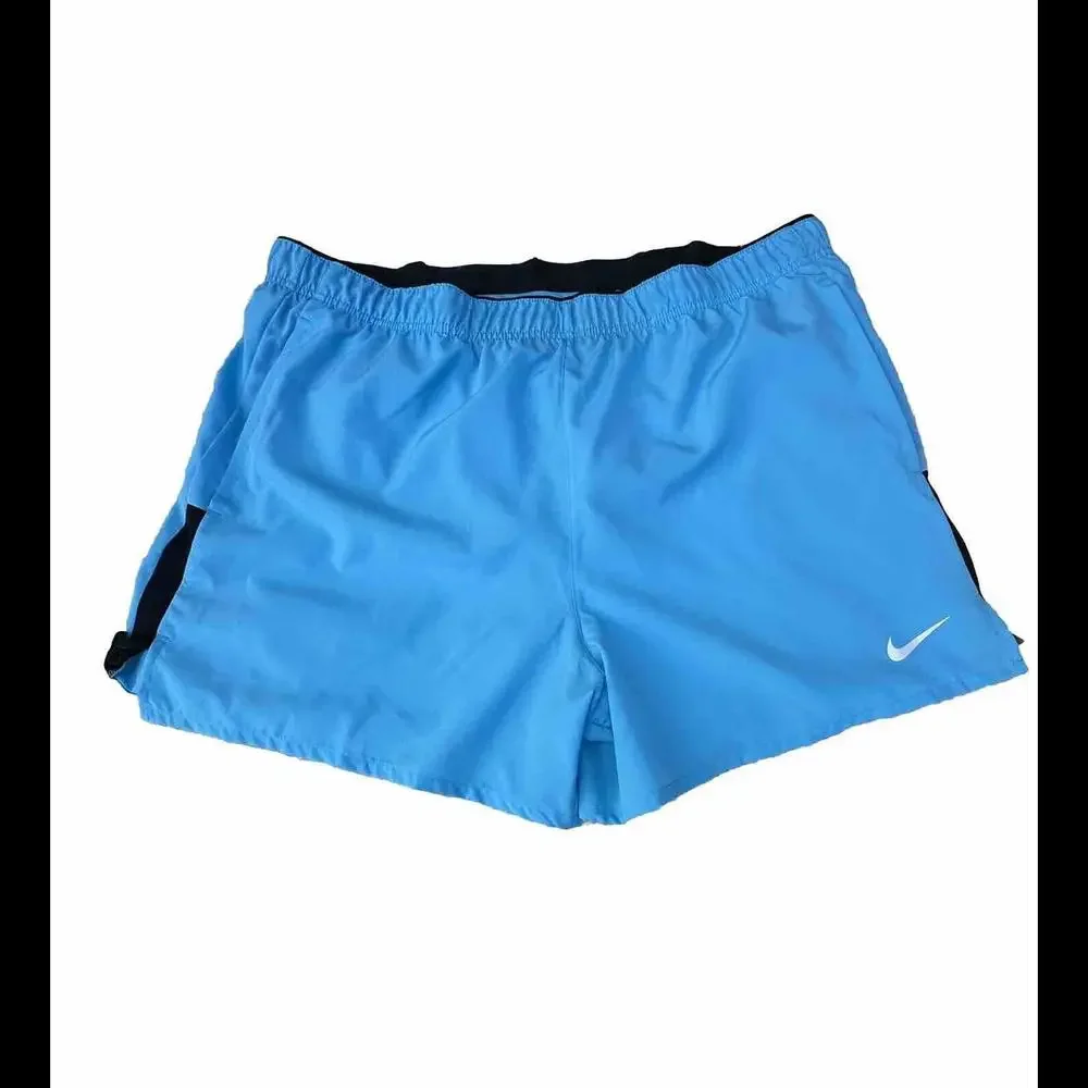 Nike Men's XXL Blue Challenger Dri-FIT 5” Brief-Lined Running Shorts New - Picture 1 of 6